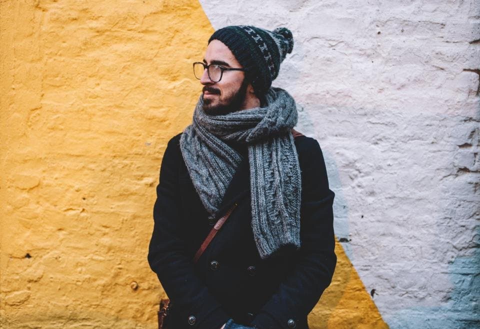 Field Cable Knit Scarf
