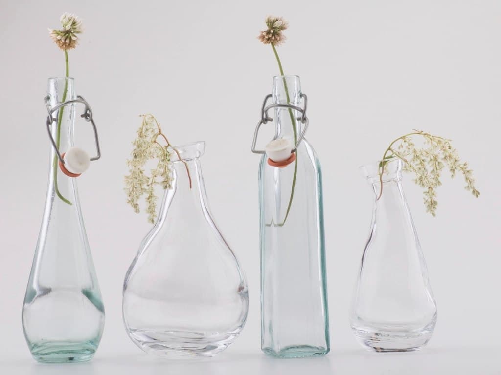 Pippin Glass Bud Vases, Set of 4