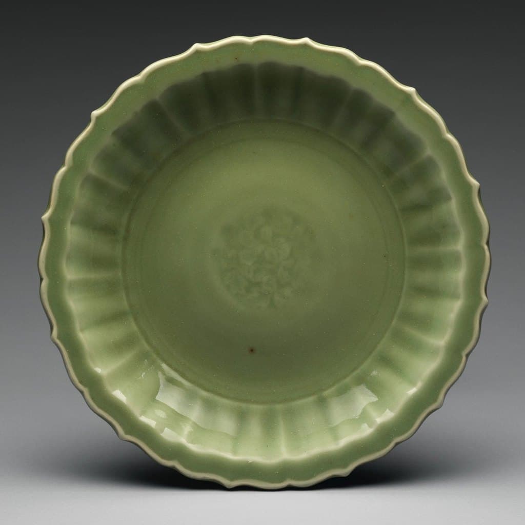 Sutton Celadon Plates, Set of 4